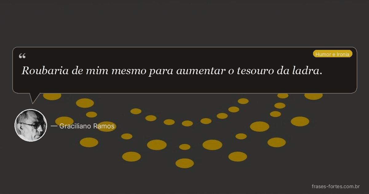 Frase de Graciliano Ramos