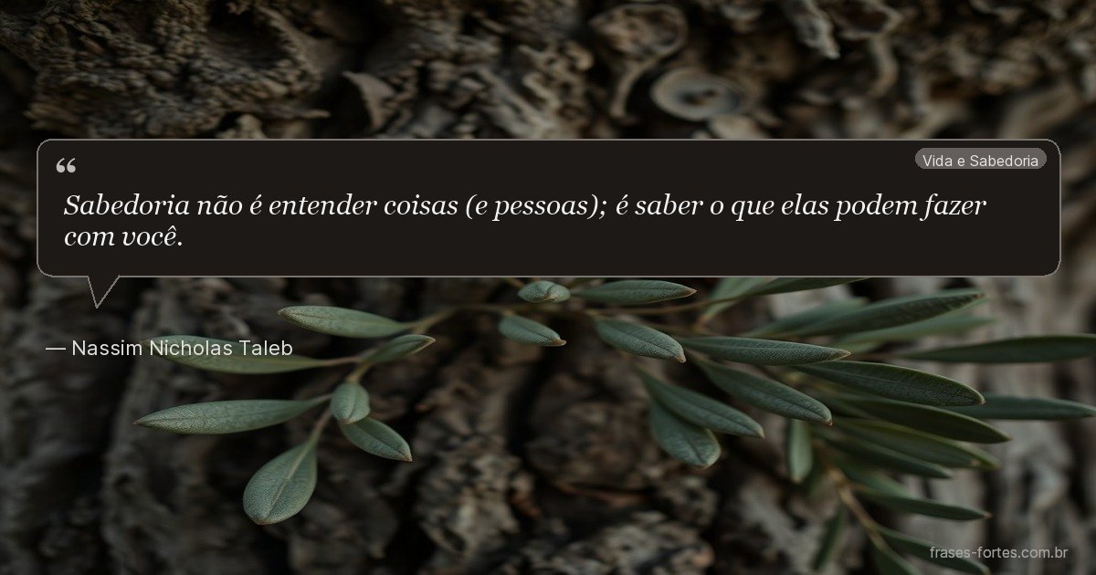 Frase de Nassim Nicholas Taleb