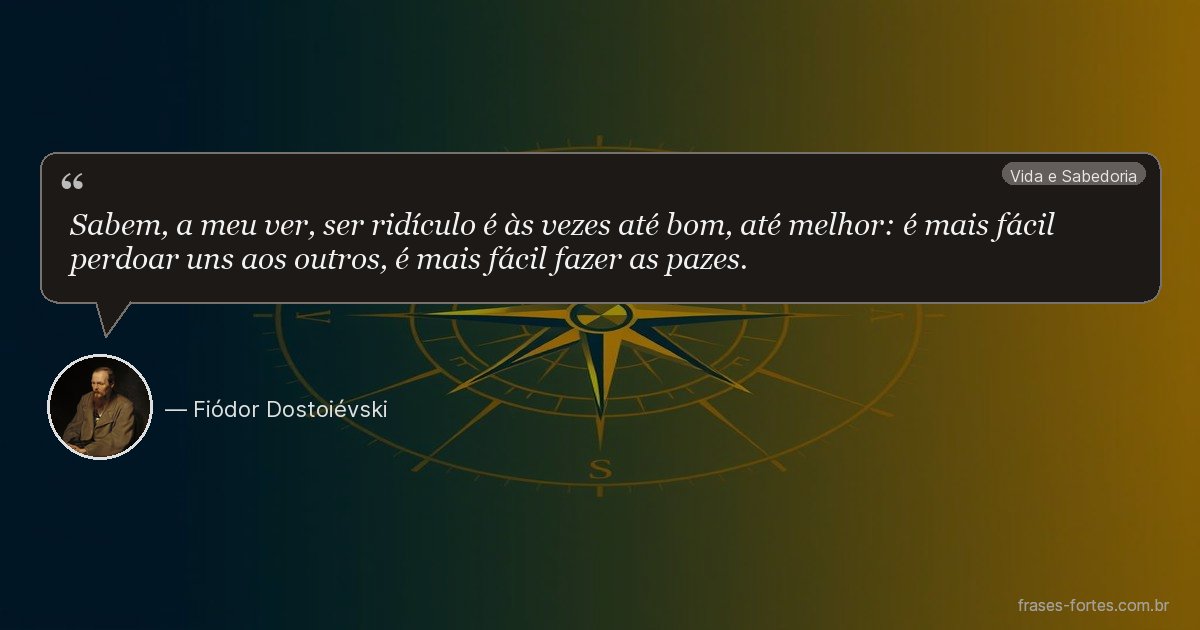 Frase de Fiódor Dostoiévski
