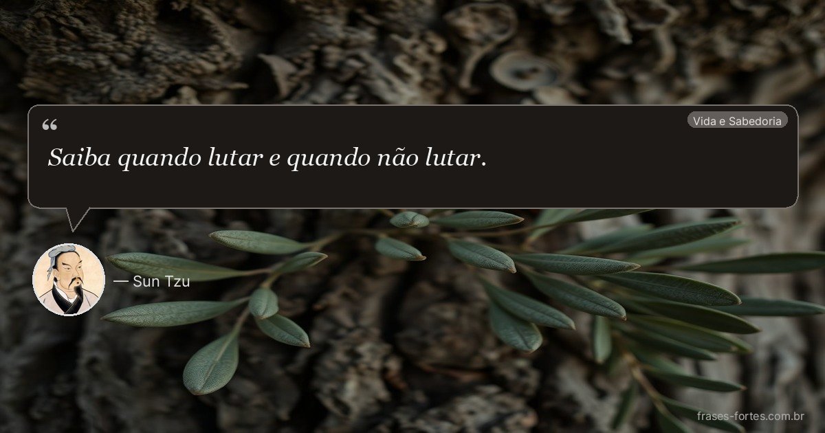 Frase de Sun Tzu