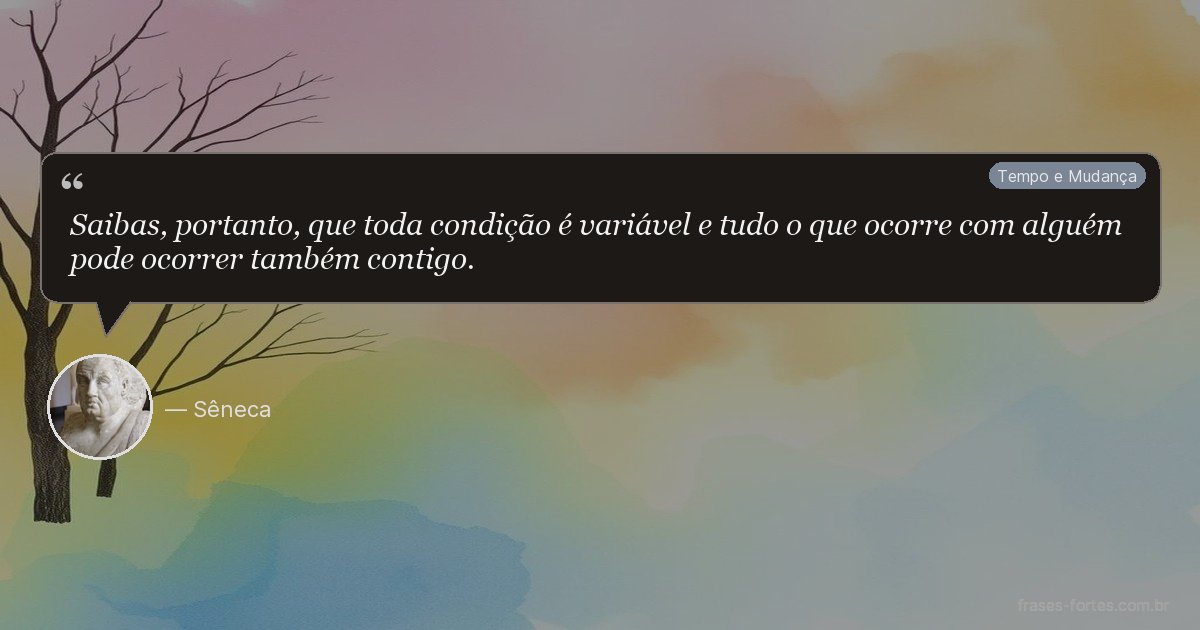 Frase de Sêneca