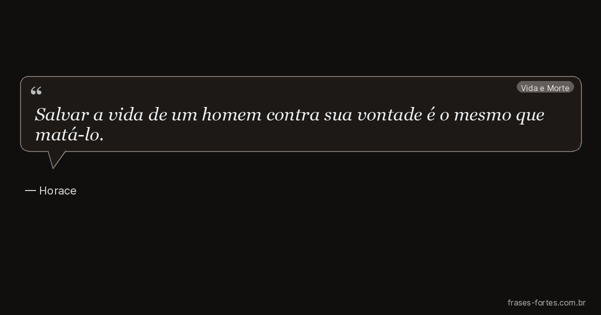 Frase de Horace