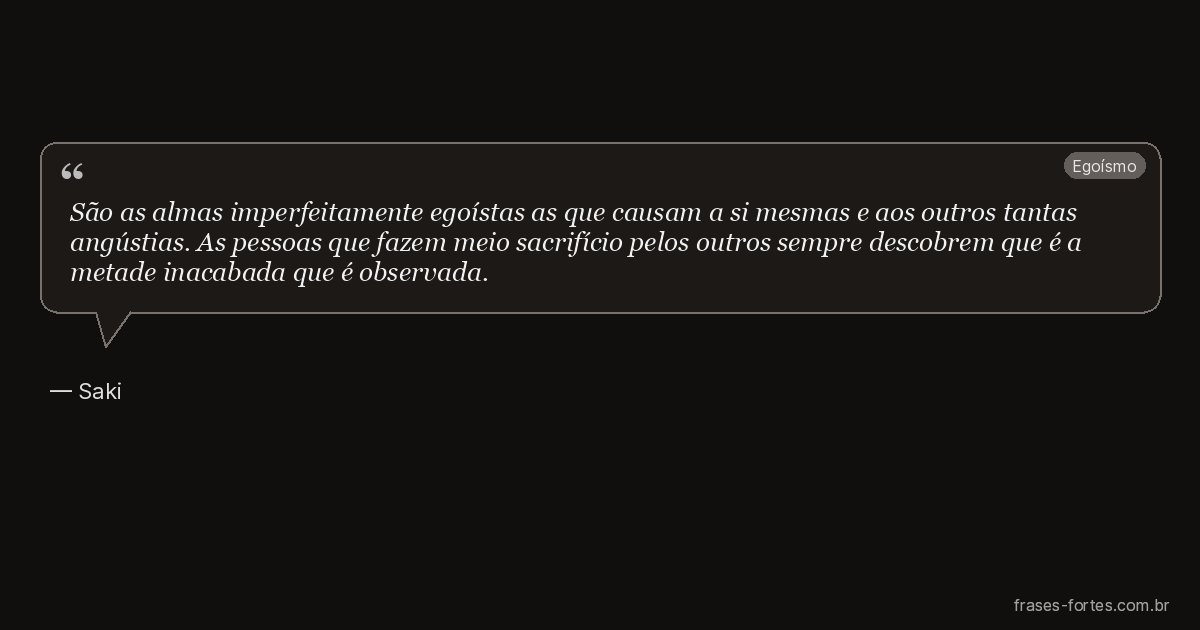 Frase de Saki