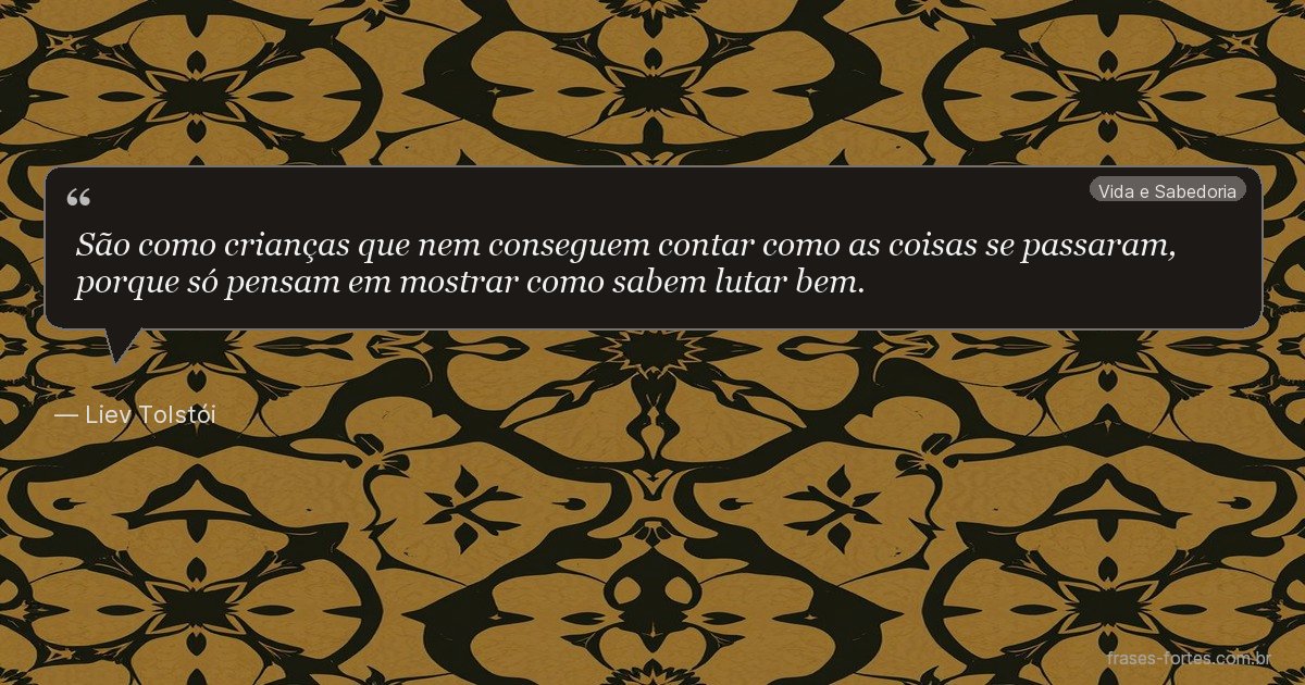 Frase de Liev Tolstói