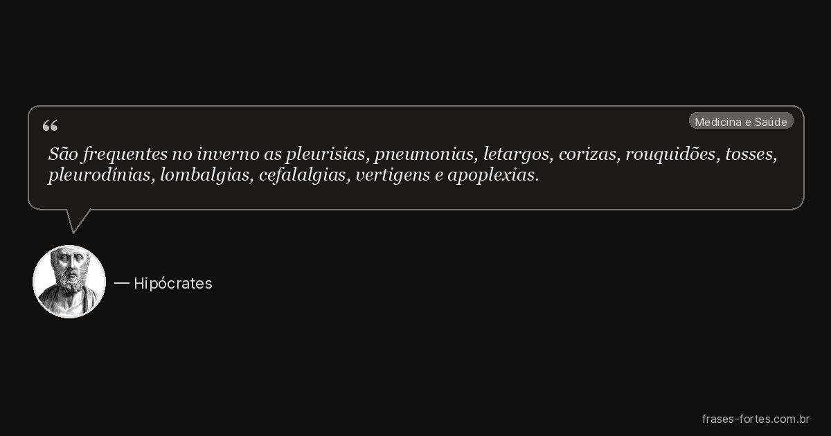 Frase de Hipócrates