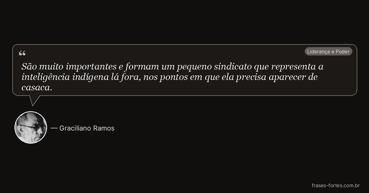 Frase de Graciliano Ramos