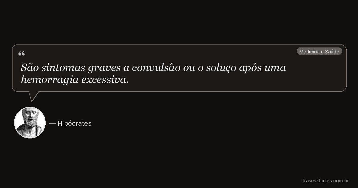 Frase de Hipócrates