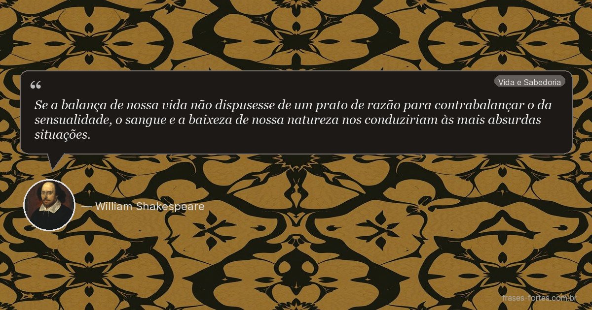 Frase de William Shakespeare