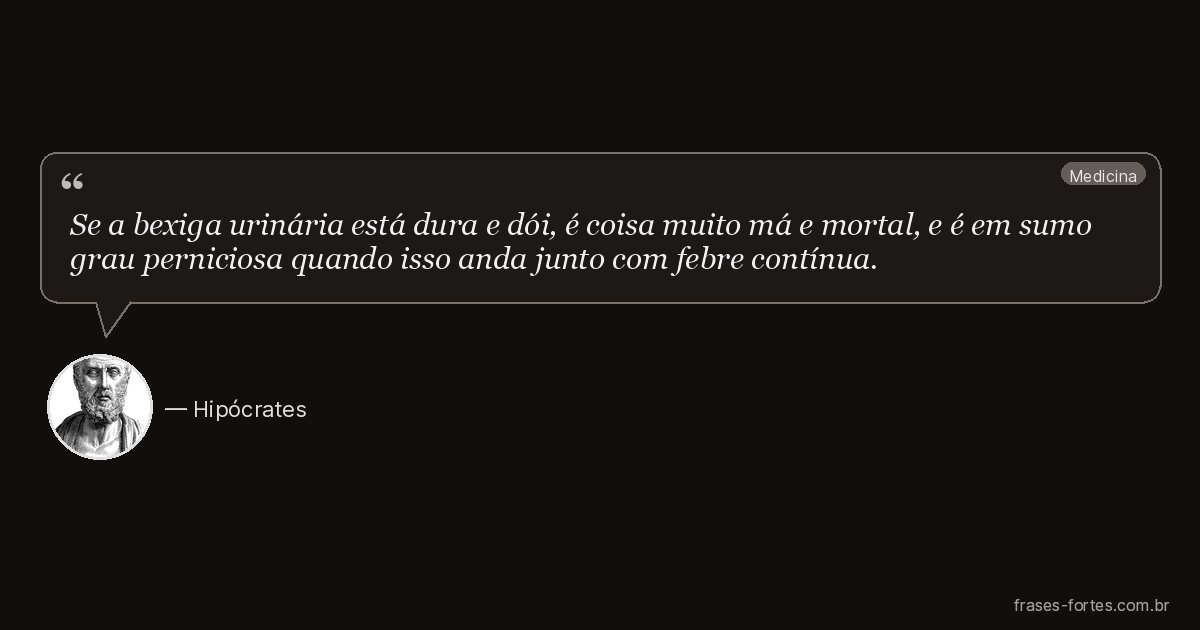 Frase de Hipócrates