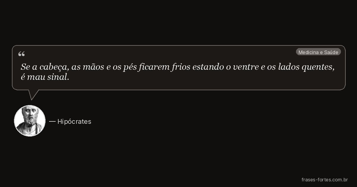 Frase de Hipócrates
