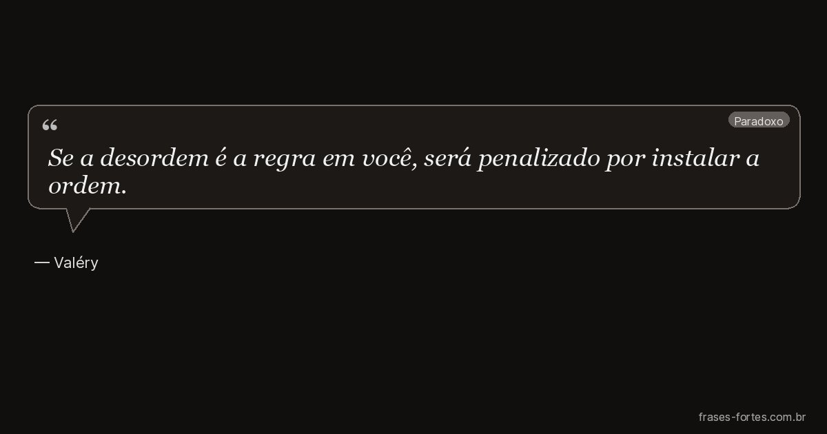 Frase de Valéry