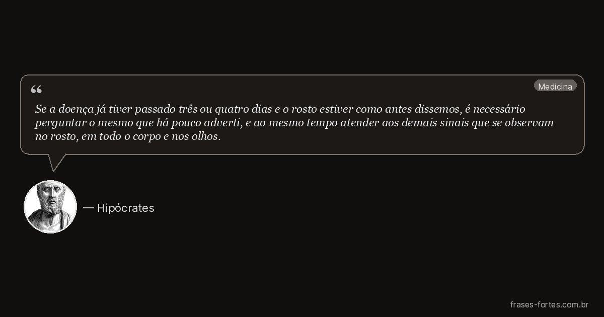 Frase de Hipócrates