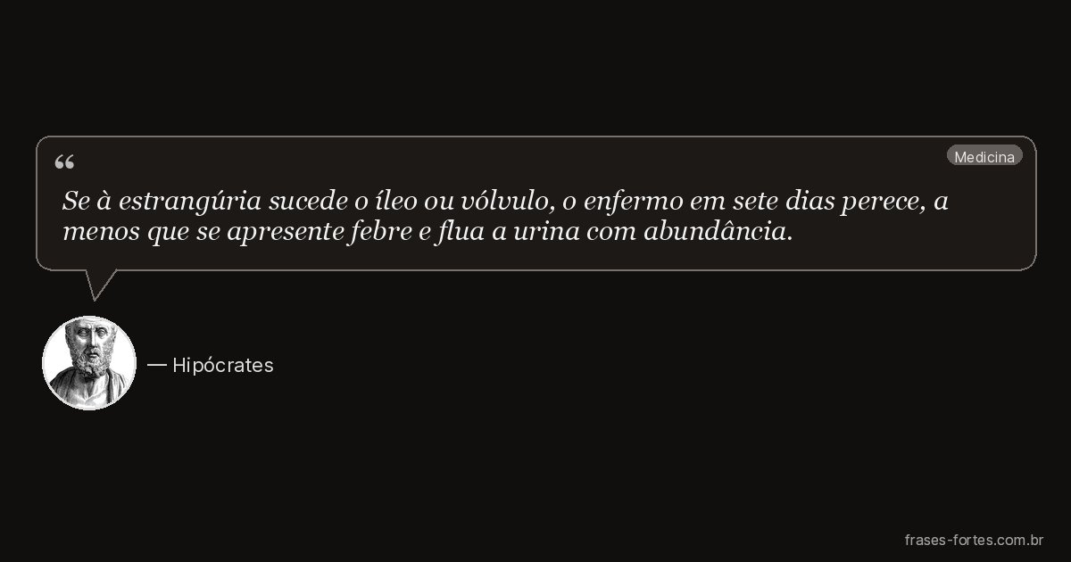 Frase de Hipócrates