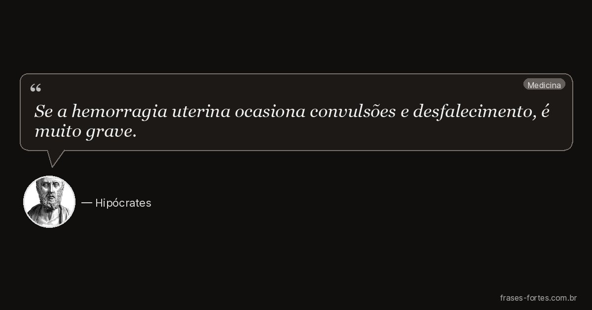 Frase de Hipócrates