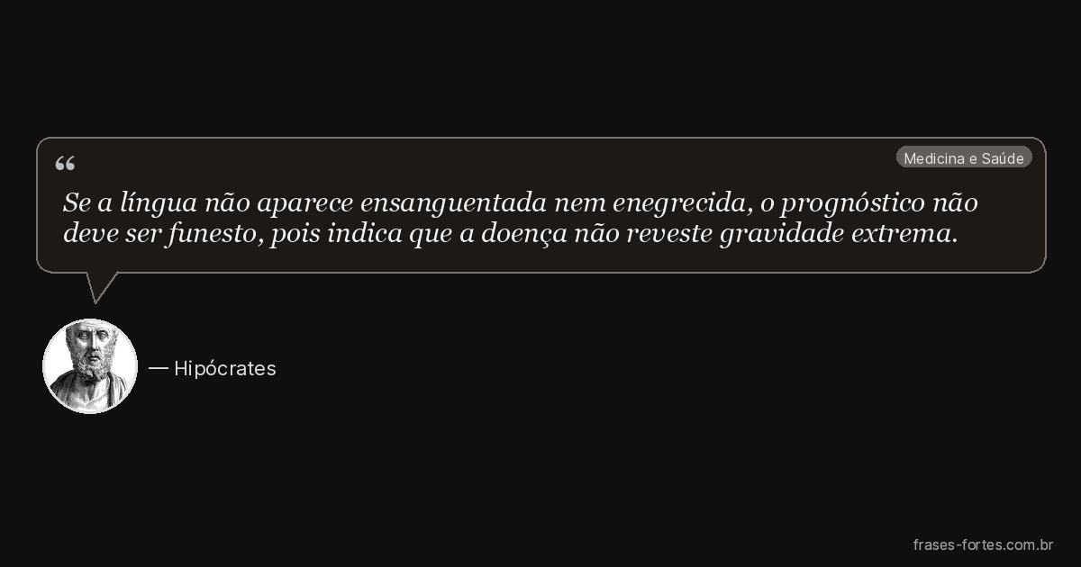 Frase de Hipócrates