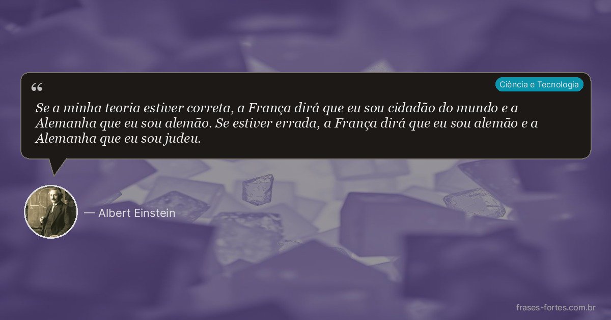 Frase de Albert Einstein