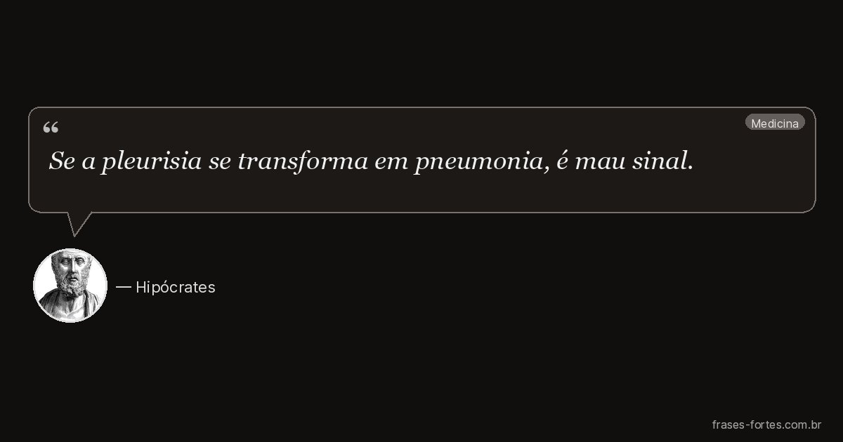 Frase de Hipócrates