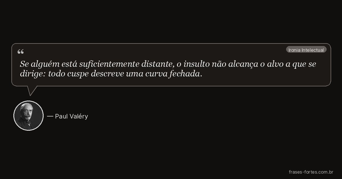 Frase de Paul Valéry
