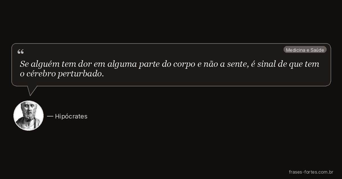 Frase de Hipócrates