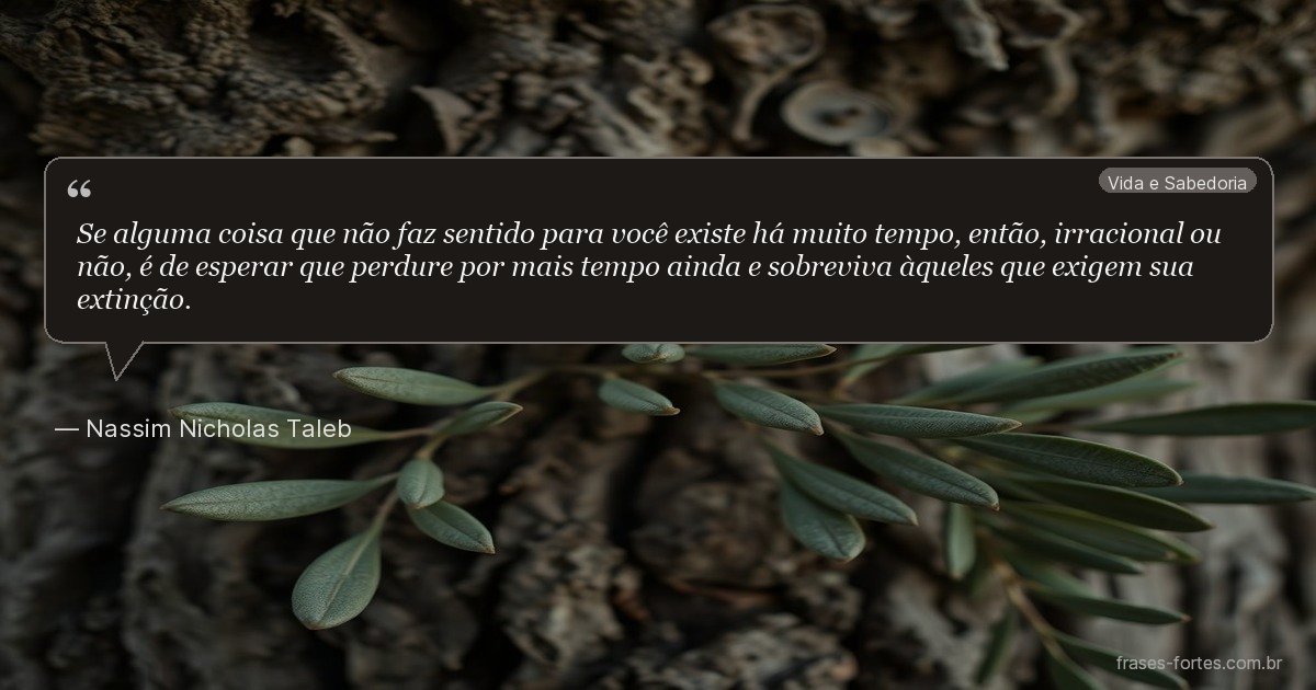 Frase de Nassim Nicholas Taleb