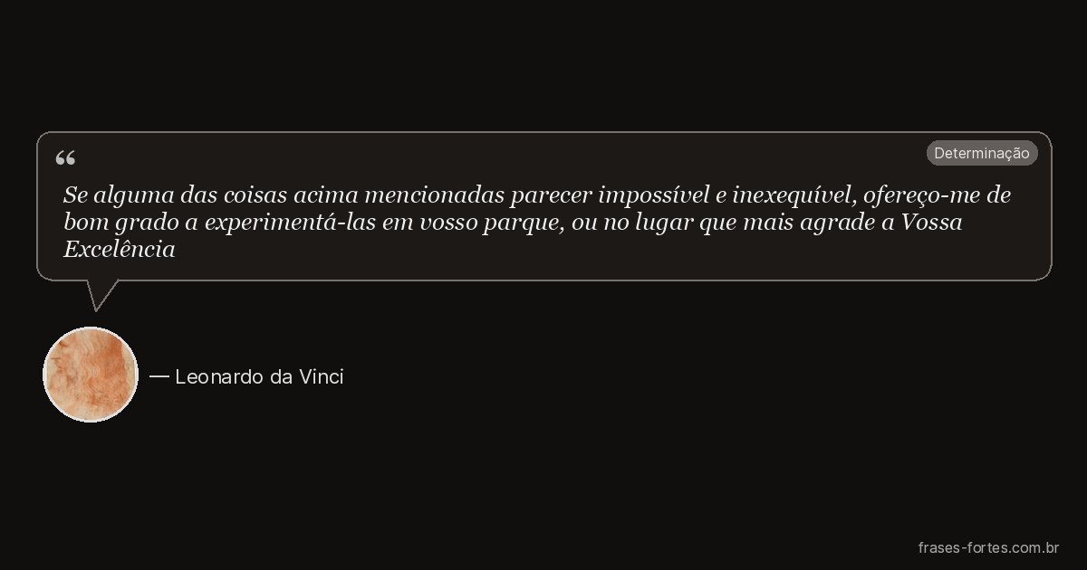 Frase de Leonardo da Vinci