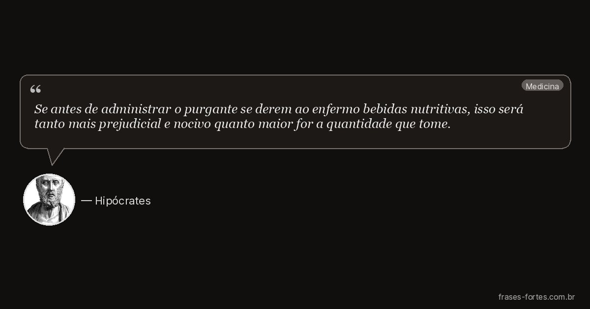 Frase de Hipócrates