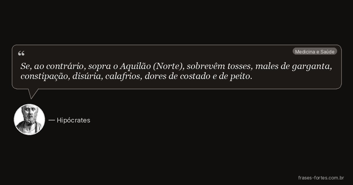 Frase de Hipócrates