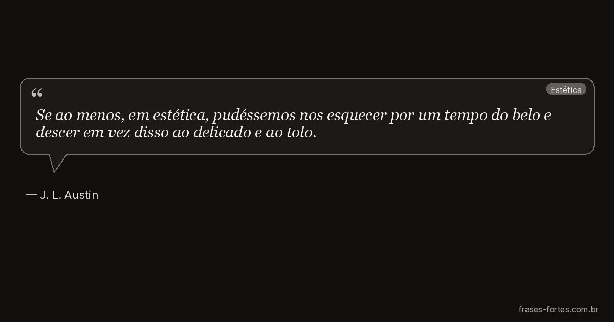 Frase de J. L. Austin