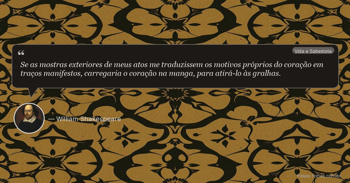 Frase de William Shakespeare