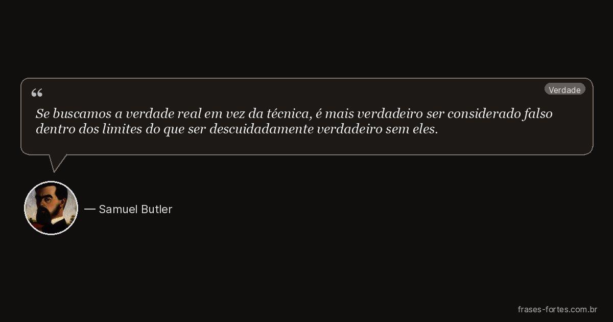 Frase de Samuel Butler