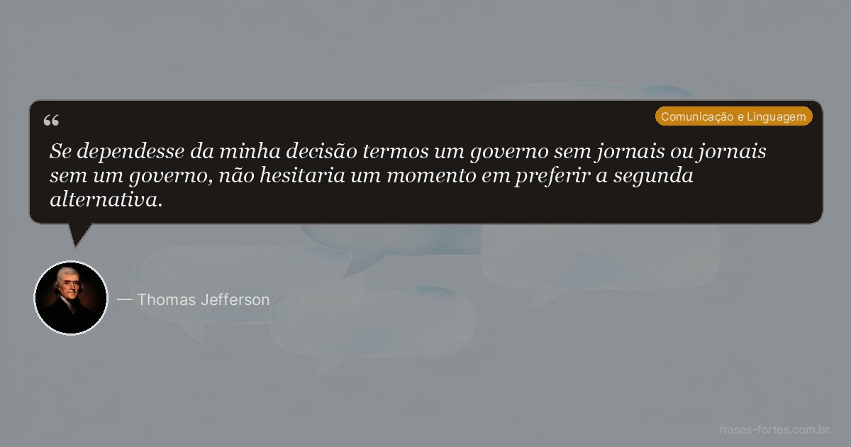 Frase de Thomas Jefferson