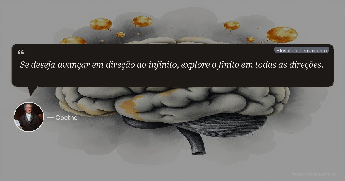 Frase de Goethe