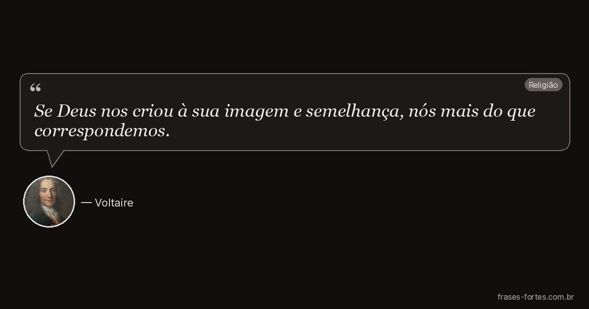 Frase de Voltaire