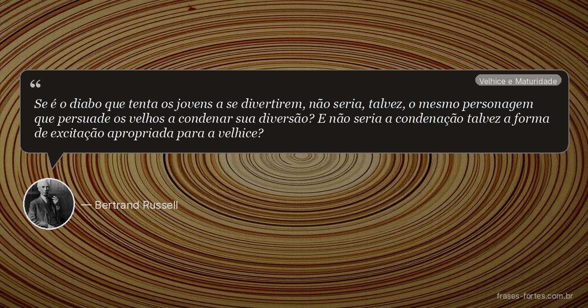 Frase de Bertrand Russell
