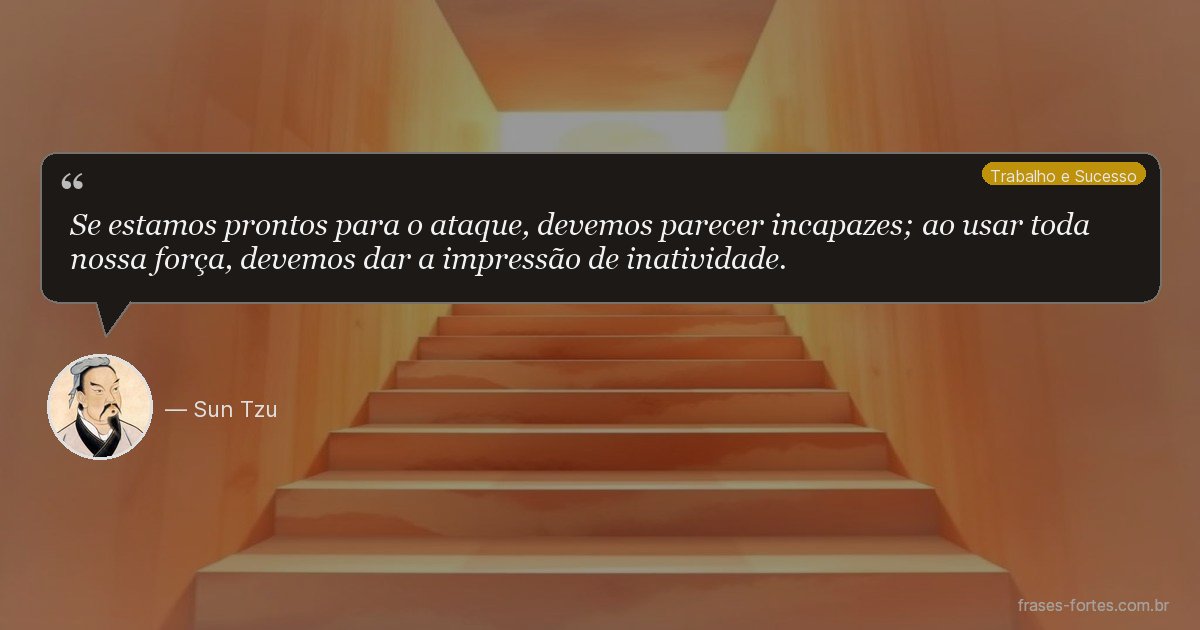 Frase de Sun Tzu