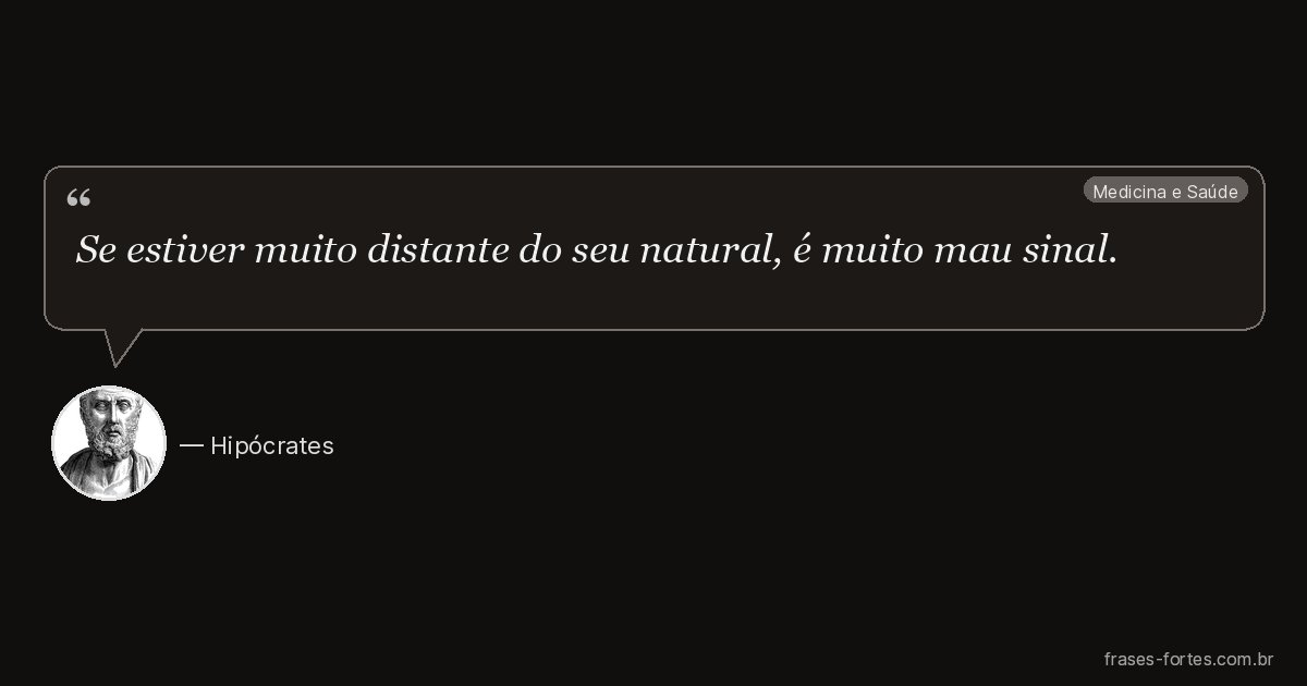 Frase de Hipócrates