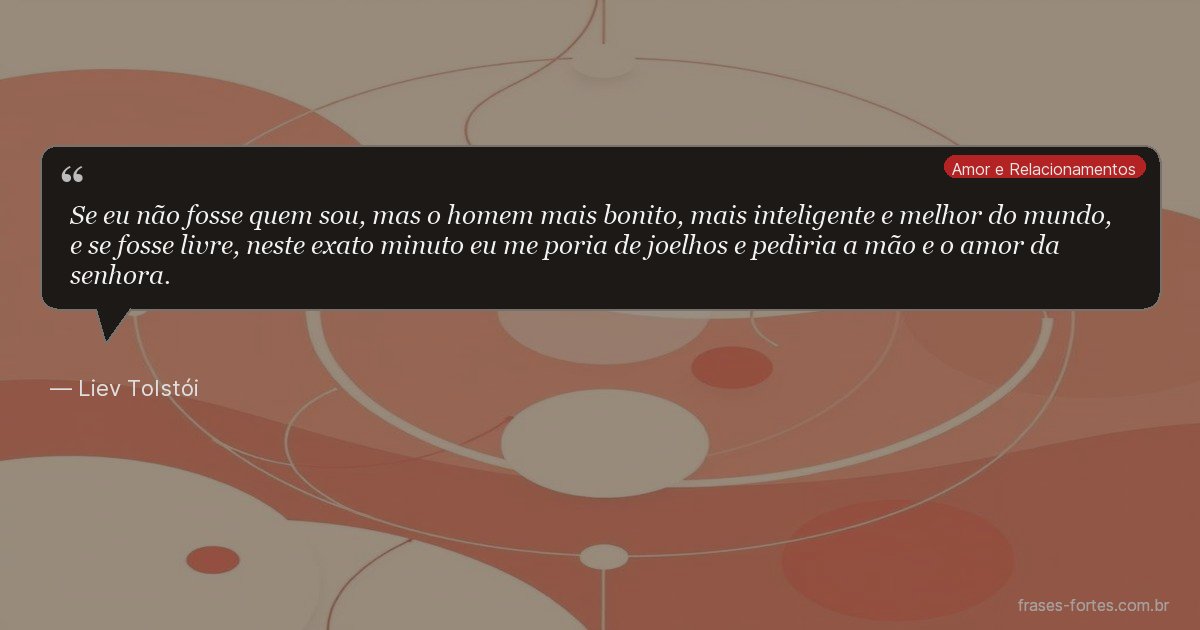 Frase de Liev Tolstói