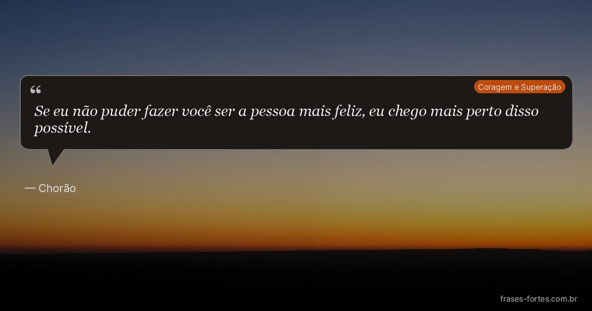 Frase de Chorão
