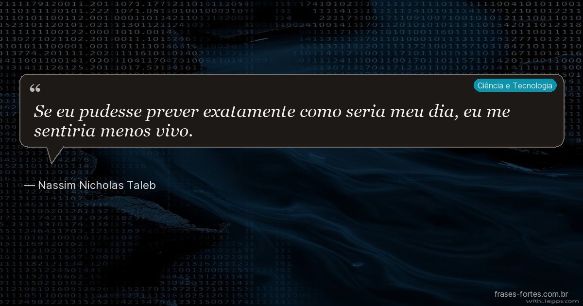 Frase de Nassim Nicholas Taleb