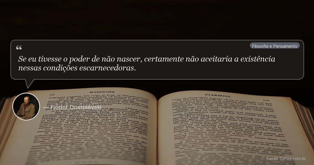 Frase de Fiódor Dostoiévski