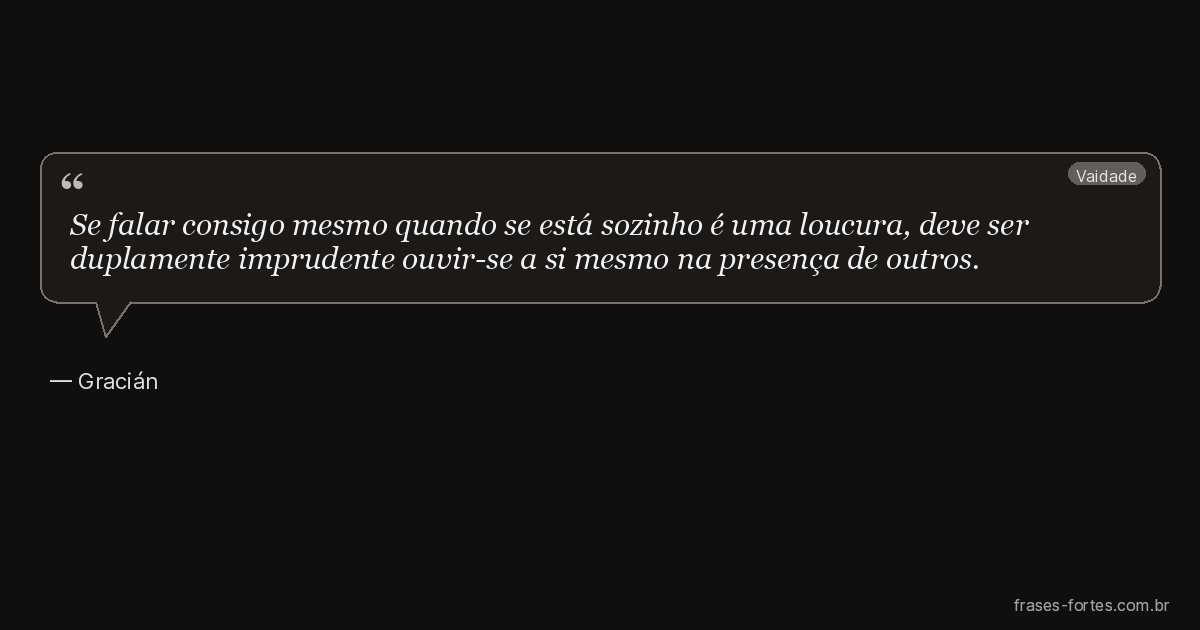Frase de Gracián