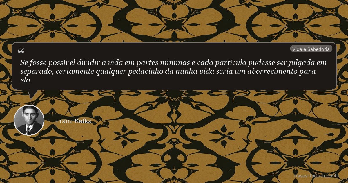 Frase de Franz Kafka