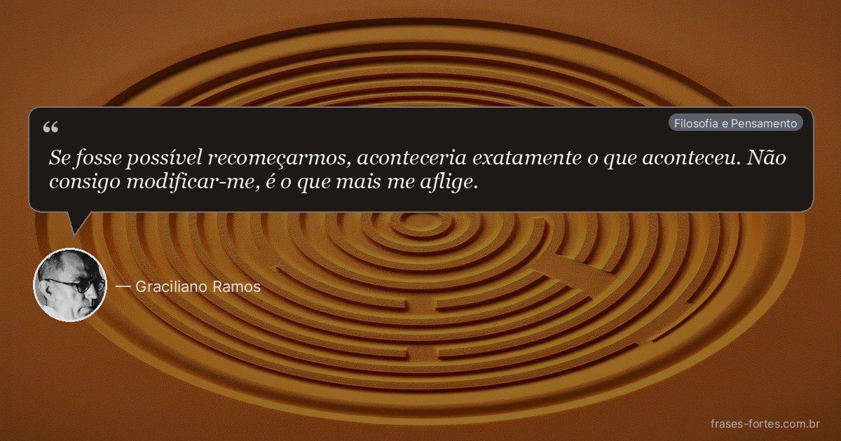 Frase de Graciliano Ramos