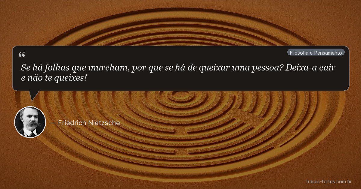 Frase de Friedrich Nietzsche