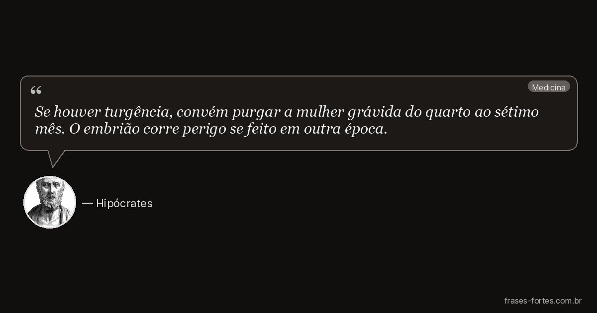 Frase de Hipócrates