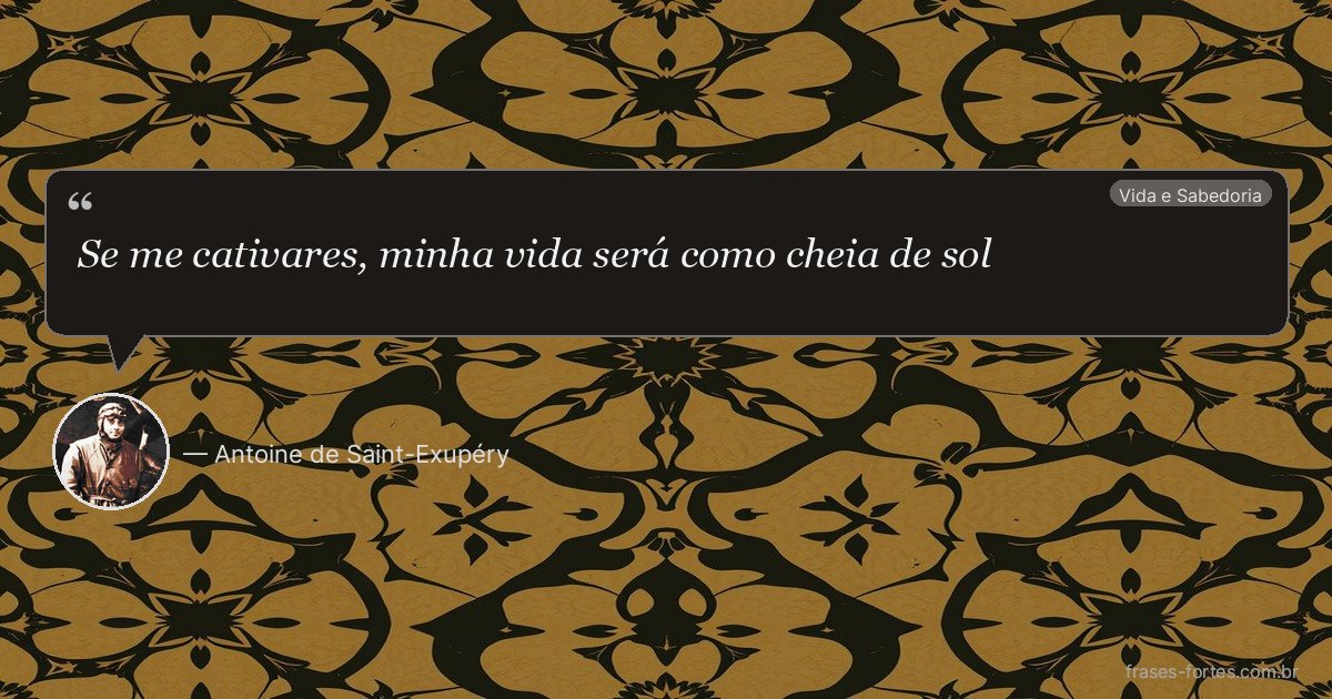 Frase de Antoine de Saint-Exupéry