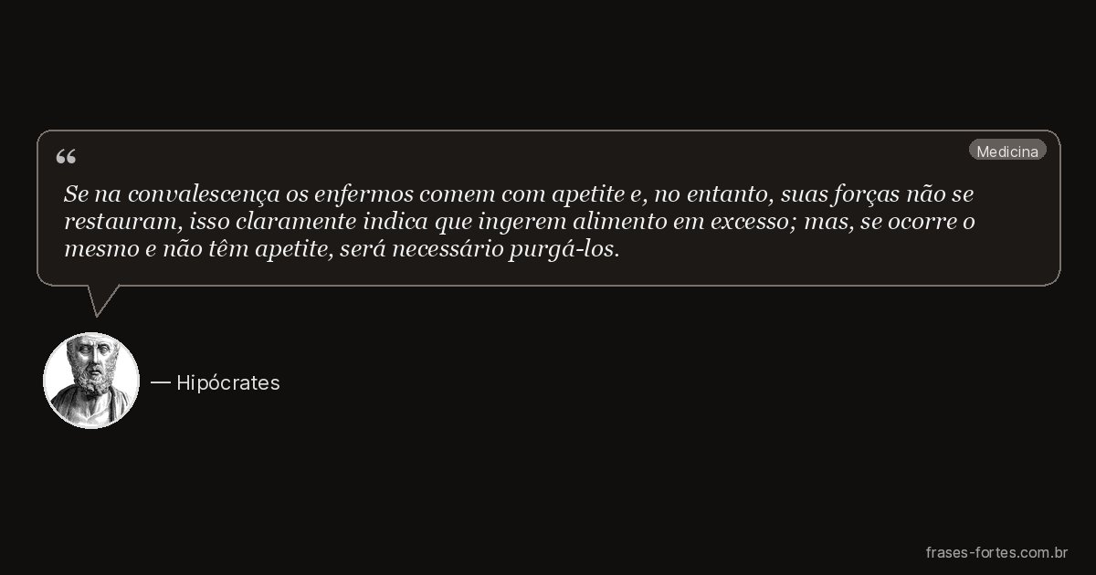 Frase de Hipócrates