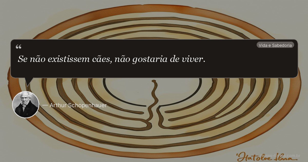 Frase de Arthur Schopenhauer