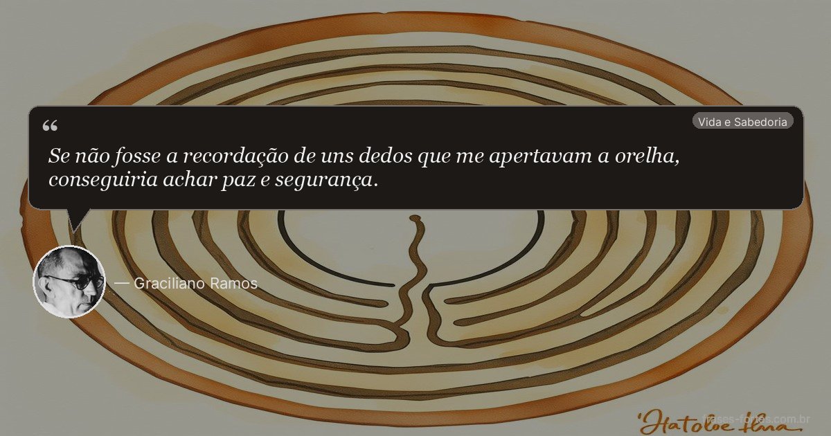 Frase de Graciliano Ramos