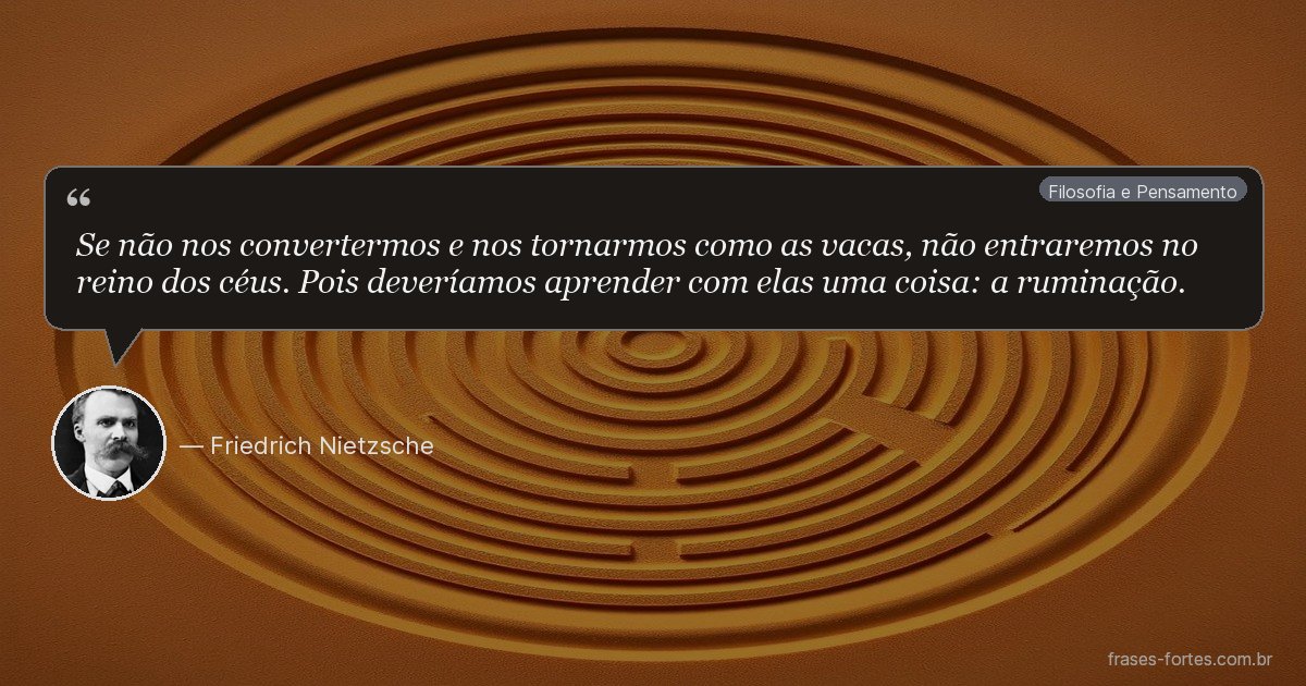 Frase de Friedrich Nietzsche